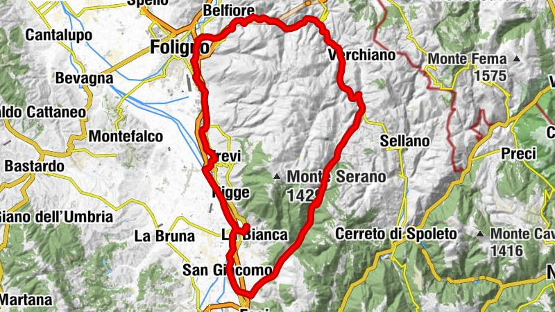 Trevi - Madonna della Costa - San Bartolo - Cappella della Beata Vergine