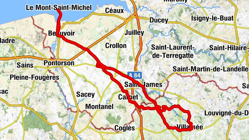 Au Fil de l'Eau - Église Saint-Martin - Église Notre-Dame-de-l'Assomption - Mont Saint-Michel