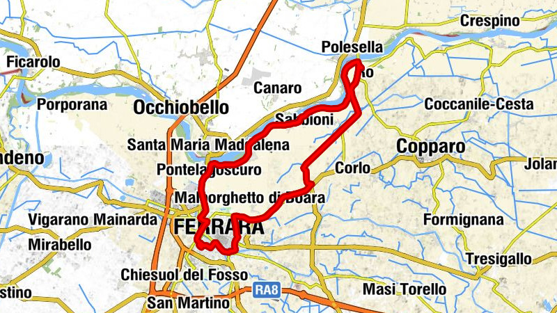 Ferrara - Chiesa di San Giovanni Battista - Chiesa dell'Assunzione di Maria Santissima - Chiesa della Sacra Famiglia