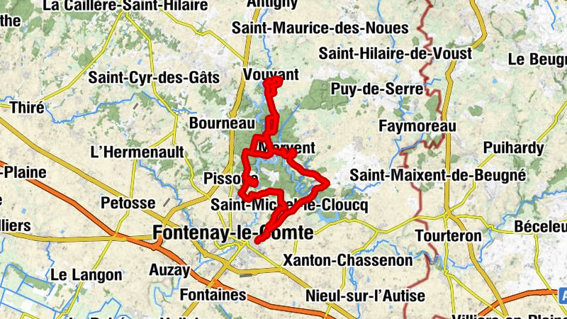 Les Moulins Liots - Charzais - Maison Brûlée - Église Notre-Dame de Charzais