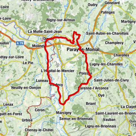 Le Bois de Paray - Les Plaines - Les Combes - Paray-le-Monial