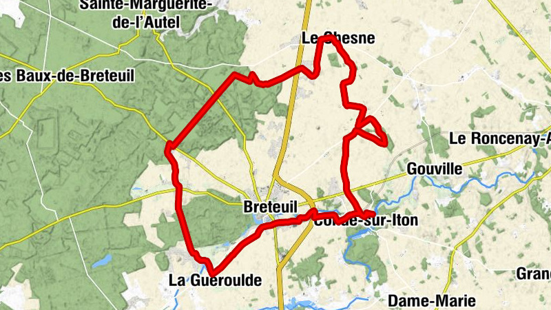 Condé-sur-Iton - Église Saint-Denis-du-Béhélan - Le Chesne - Église Notre-Dame