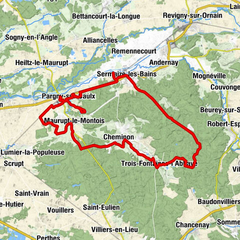 Pargny-sur-Saulx - Cité des Fauvettes - Sermaize-les-Bains - Église du Saint-Cœur-de-Marie