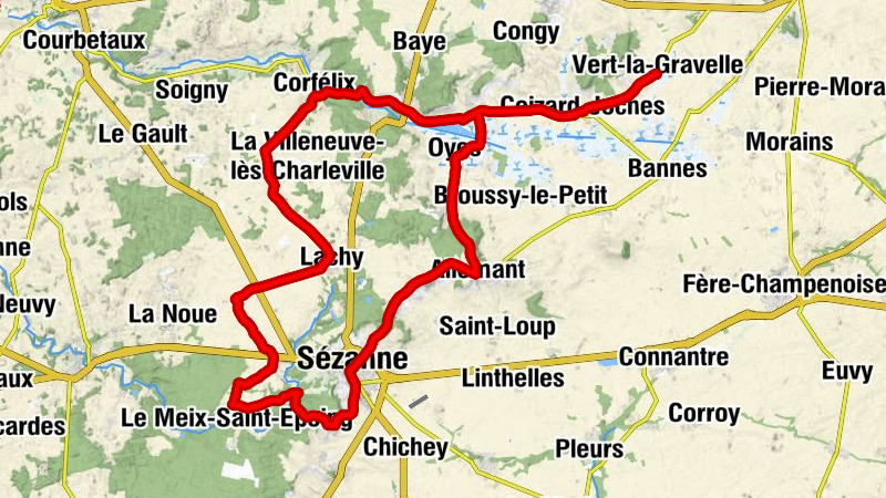 Vert-la-Gravelle - Église Saint-Denis - Église de l'Assomption - Église Saint-Alpin