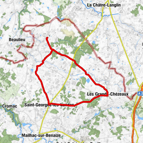 Mérigot - Le Gat - La Palisse - Saint-Georges-les-Landes
