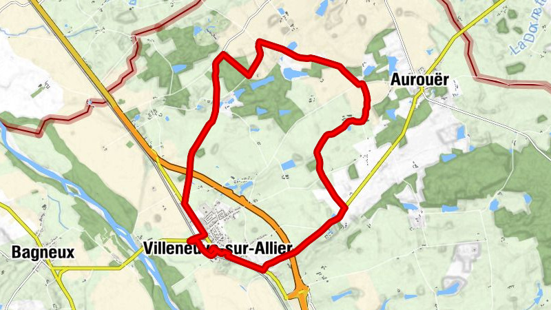 Villeneuve-sur-Allier - La Grange - La Cour - Église Notre-Dame