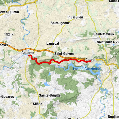 Caurel - La Gare - Ty Bris - Pors Guer