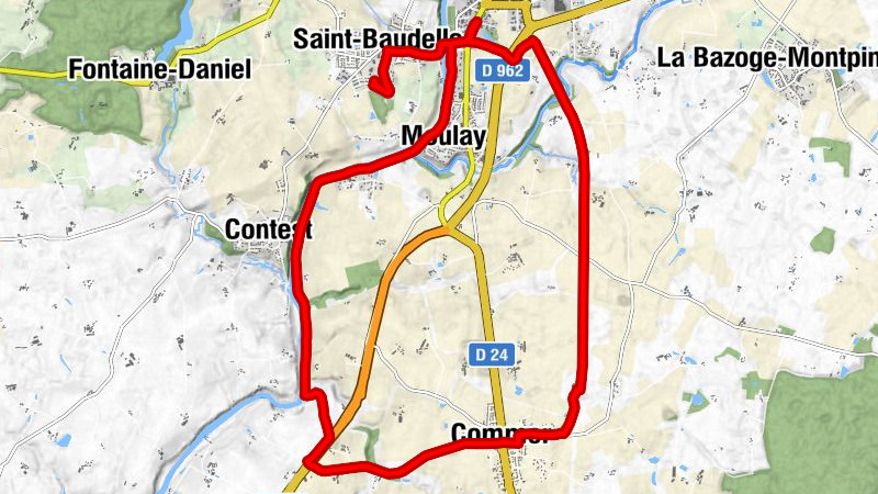 Le Plessis - Le Saint-Mathurin - Saint-Baudelle - Église Saint-Baudelle