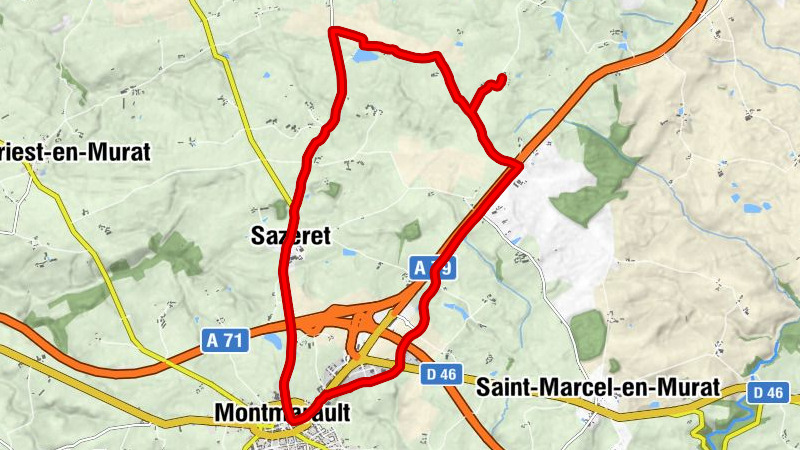 Sazeret - Moinerie du Bas - Les Prugnes - Montmarault