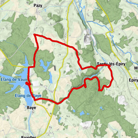 La Collancelle - Port Brulé - Sardy-lès-Épiry - Vaux