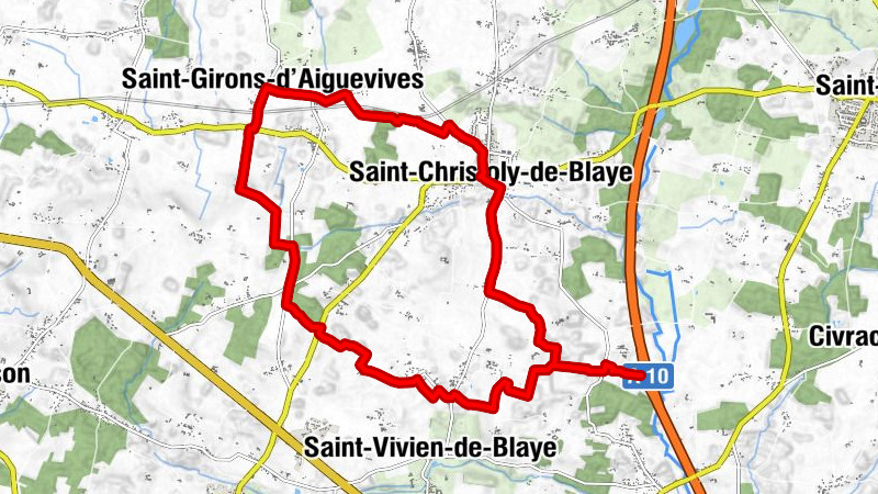 Saint-Vivien-de-Blaye - Église Saint-Girons - Église Saint-Christoly - Saint-Christoly-de-Blaye