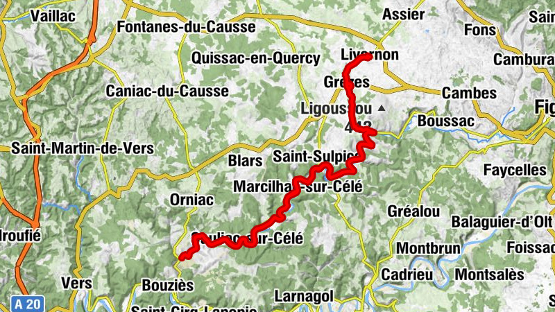 Livernon - Grotte de la Finou - Grèzes - Mas de Bouzou