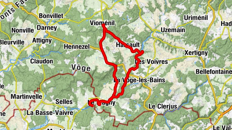 Vioménil - Chez Béa et Pétra - Église Saint-Mansuy - Source de la Saône