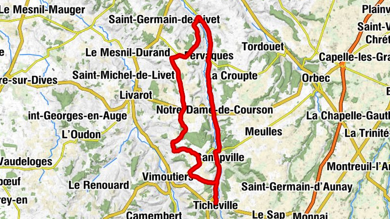 Ticheville - Église Saint-Pierre - Église Saint-Vigor - Église Saint-Martin