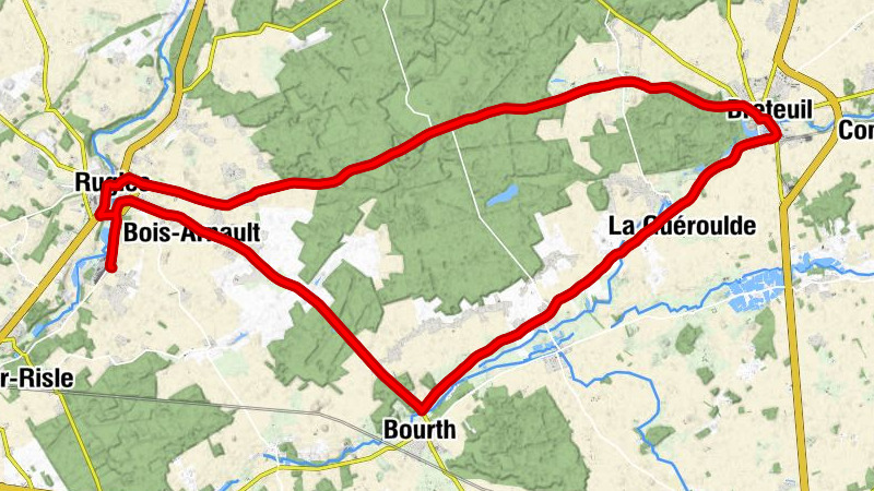 Le Moulin à Papier - Église Saint-Germain - Rugles - Chapelle Notre-Dame-de-la-Pitié