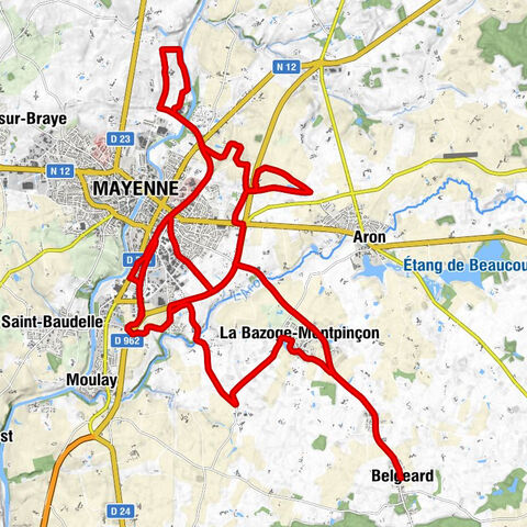Belgeard - La Foucaudière - Vieux-Belgeard - Mayenne