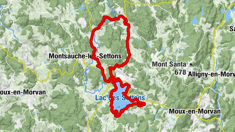 Saut de Gouloux - Metz Roblin - Lavaux - Gouloux