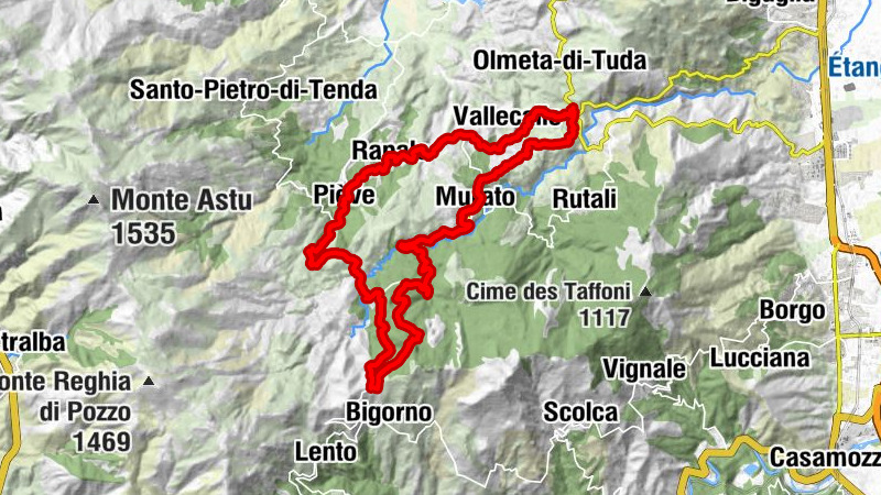 Col de Santo Stefano - Église Saint-Michel de Murato - L'Annunziata - Col de Bigorno