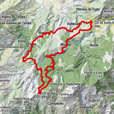 Col de Santo Stefano - Église Saint-Michel de Murato - L'Annunziata - Col de Bigorno