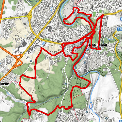 Poitiers - La Belle Aurore - Église abbatiale Saint-André - Les Cassons