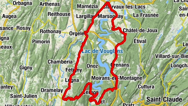 Les Rives de l'Ain - Église Saint-Pancrace - Montée de Lect - Église de l'Assomption-de-la-Mère-de-Dieu