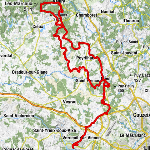 Verneuil-sur-Vienne - Les Chérauds - Église Saint-Pierre-ès-Liens - La Gare