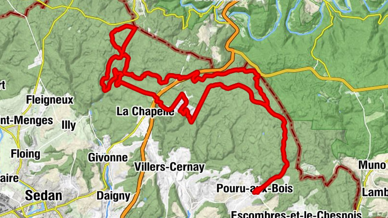 Église Saint-Martin - Pouru-aux-Bois - Le Geai - La Fosse aux Loups
