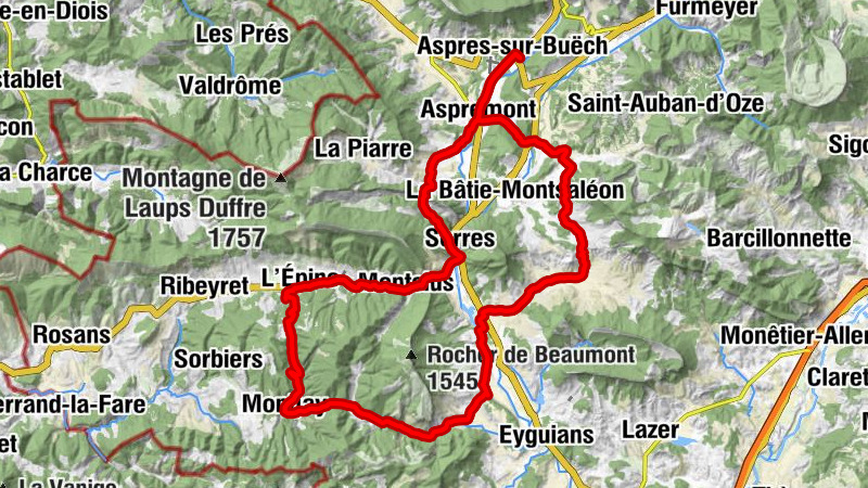 Aspres-sur-Buëch - O' Bécassier - Église Sainte-Agathe - Église Saint-Barthélemy