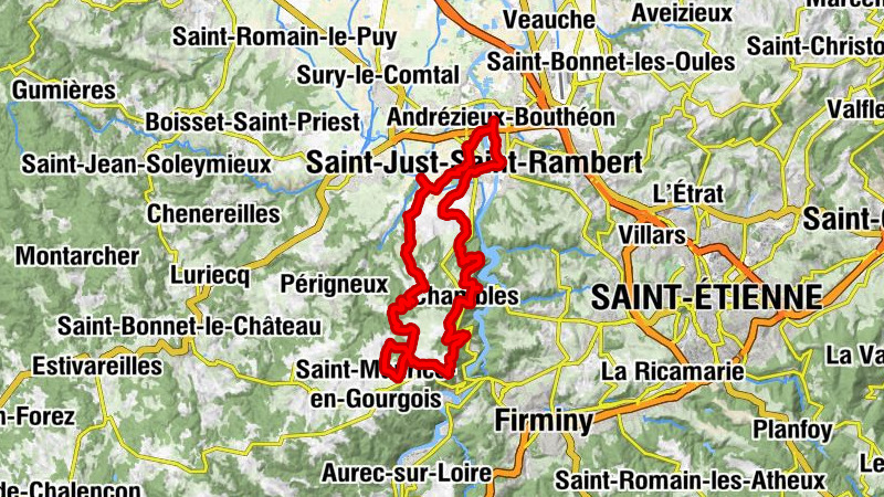 Andrézieux-Bouthéon - Les Varennes - Saint-Just-Saint-Rambert - Église Saint-Pierre