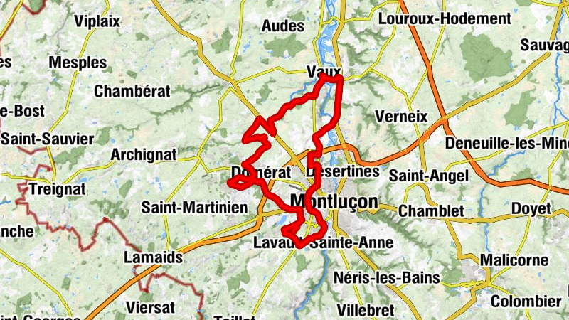 Montluçon - Couraud - Domérat - Les Chézeaux