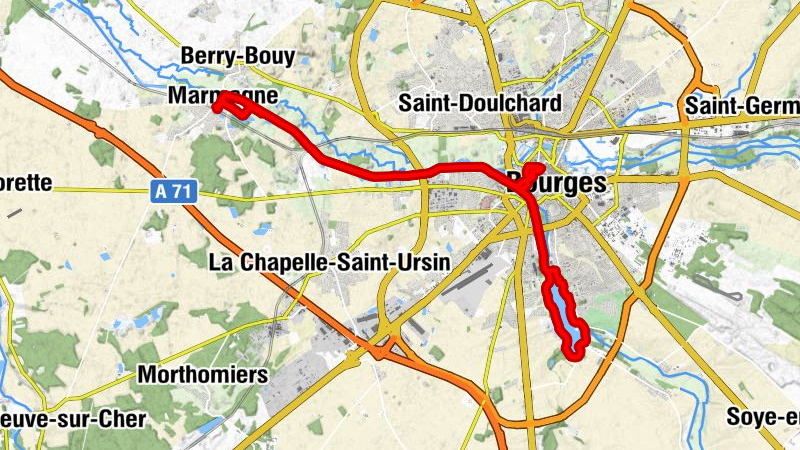 Église Saint-Pierre - Église Notre-Dame - Bourges - Marmagne