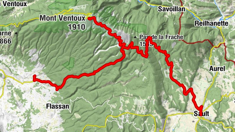 Les Baux - Église Sainte-Colombe - Col des Tempêtes - Mont Ventoux
