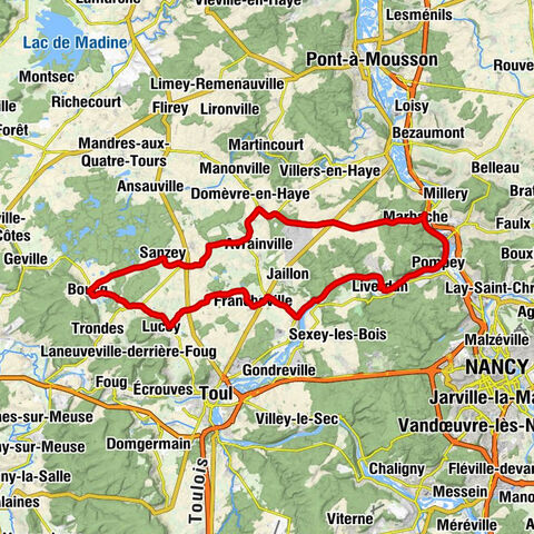 Faubourg de Nancy - Église Saint-Pierre - Église Saint-Étienne - Église Saint-Mansuy