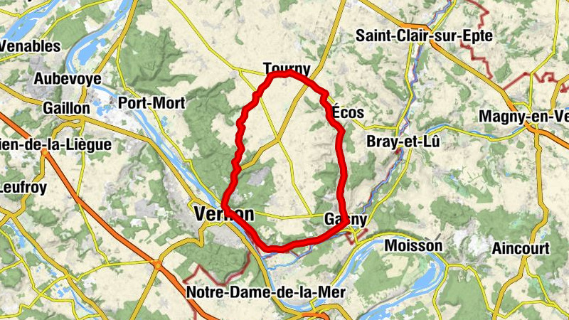 Tourny - Église Notre-Dame - Restaurant du Lion d'Or