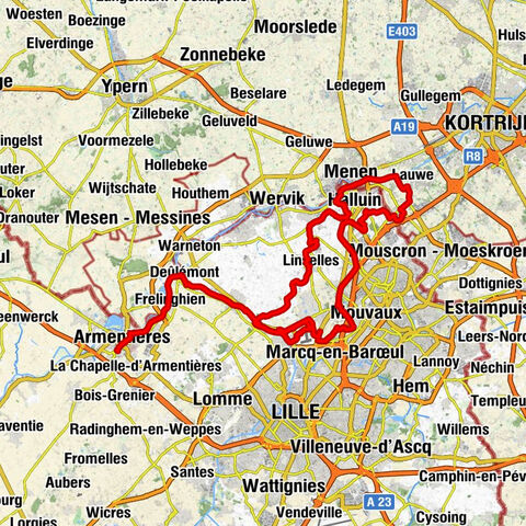 Armentières - Halluin - Menen