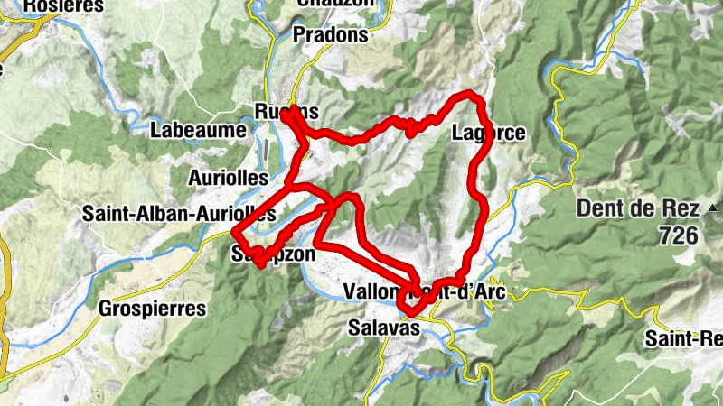 Vallon-Pont-d'Arc - Le Bistro de Léandre - Église Saint-André - Église Saint-Pierre-aux-Liens