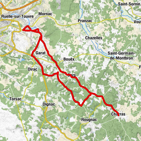 Charras - Saint-Denis - Maison-Neuve - Église Saint-Cybard