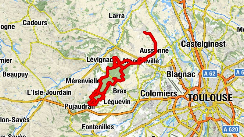 Aussonne - Église Notre-Dame-du-Rosaire - point 280m