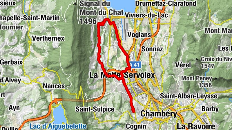 Chambéry - Chiron - La Labiaz - La Motte-Servolex