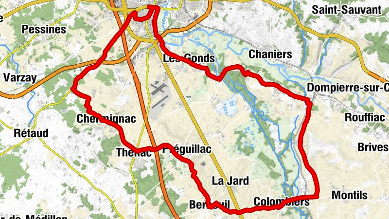 Berneuil - Bel Air - Église Saint-Vivien - Saintes