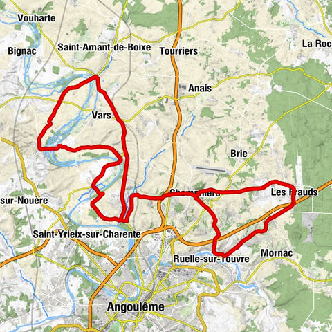 La Fontaine des Riffauds - Église Saint-Christophe - Église Saint-Gervais-Saint-Protais - Ruelle-sur-Touvre