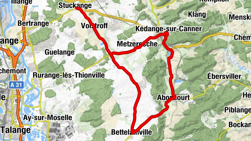 Stuckange - Église Saint-Étienne - Église Saint-Luc - Église Saint-Laurent