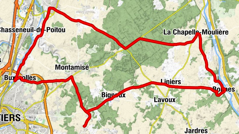 Bignoux - Église Saint-André - Église Saint-Georges - Buxerolles