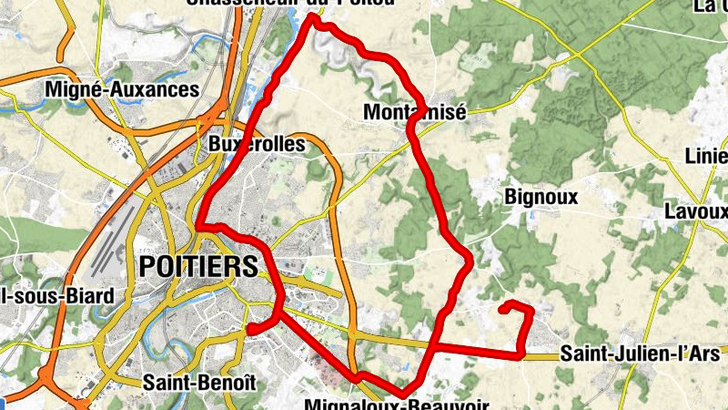 Sèvres-Anxaumont - Église Saint-Nicolas - Église Notre-Dame-de-l'Assomption - Mosquée de Poitiers