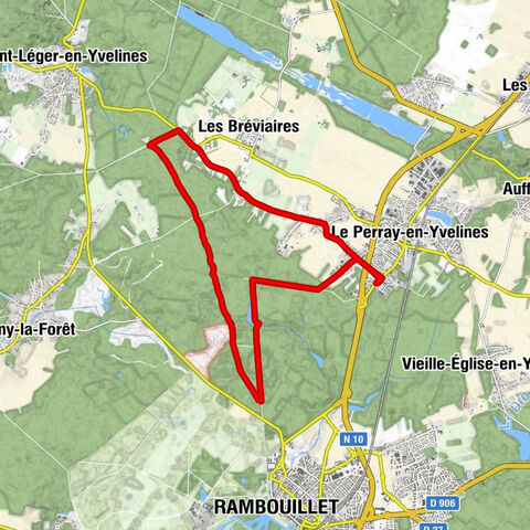 La Forêt d'Emeraude - Carrefour Maintenon - Carrefour du Chêne Henry - Le Matz