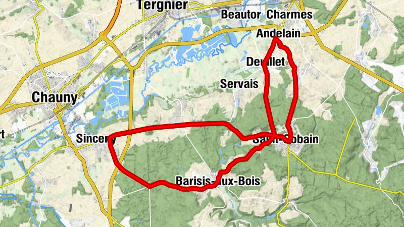 Andelain - Bertaucourt-Epourdon - Les Bruyères - Chapelle de la Manufacture royale des glaces