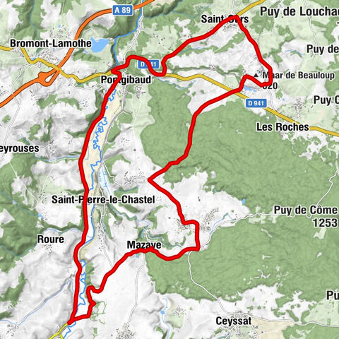 Mazaye - Le Petit Chambois - L'Ours des Roches - La Courteix