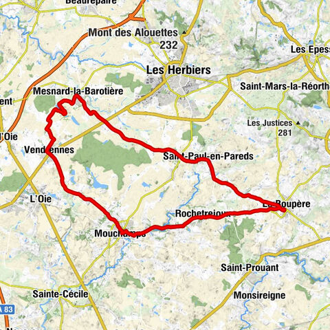 Le Boupère - La Davière - La Bordinière - Temple Église Réformée de France