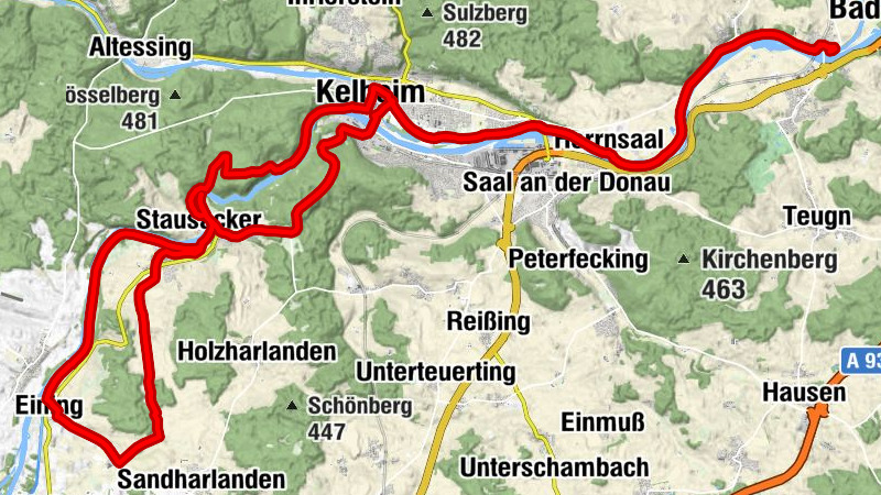 Poikam - Gaststätte Donaulände - St.Johann Baptist und Evangelist - Frauenbergkapelle