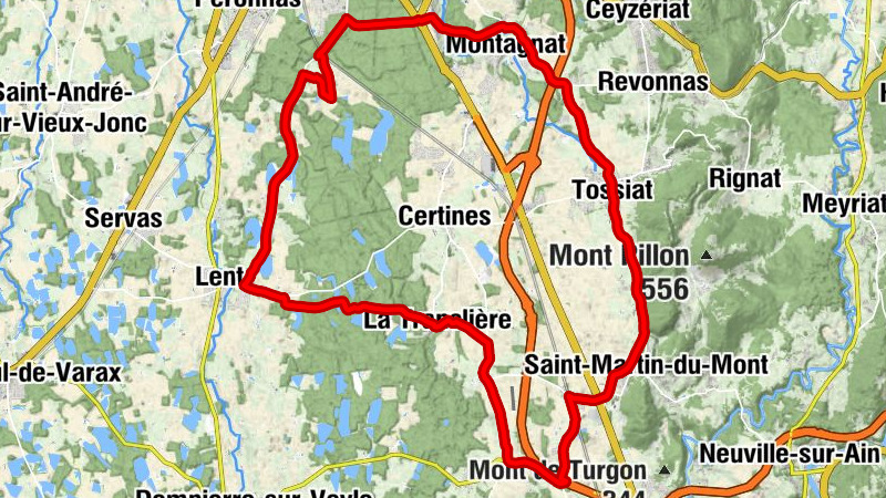 Saint-Martin-du-Mont - Le Molard - Le Gouillard - Église Saint-Marcel